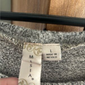 Misia Heather Gray Crewneck Sweater
